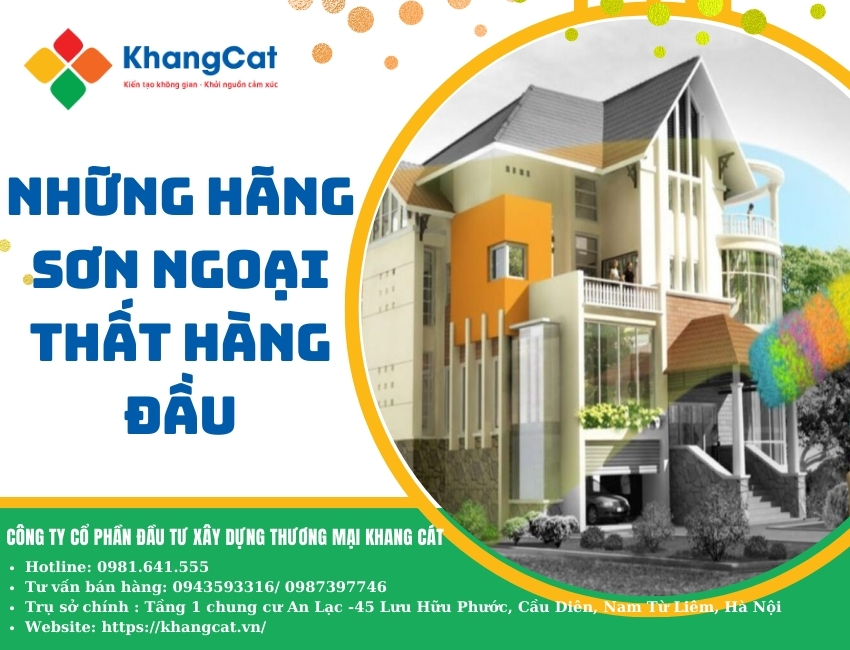 Những hãng sơn ngoại thất hàng đầu tại Hà Nội